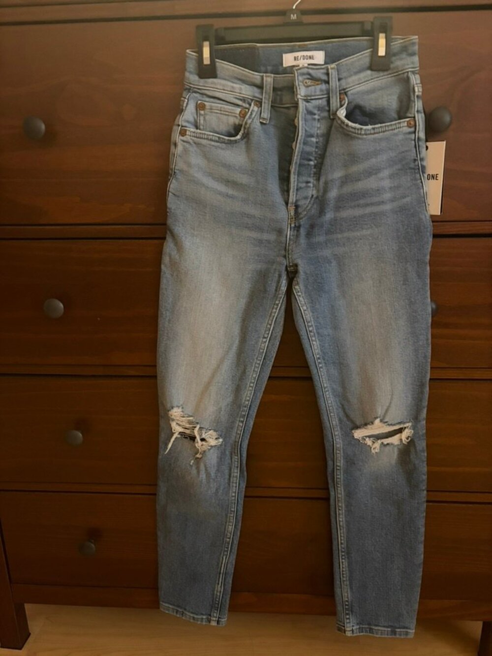 NWT Re/Done 90s High Rise Ankle Crop